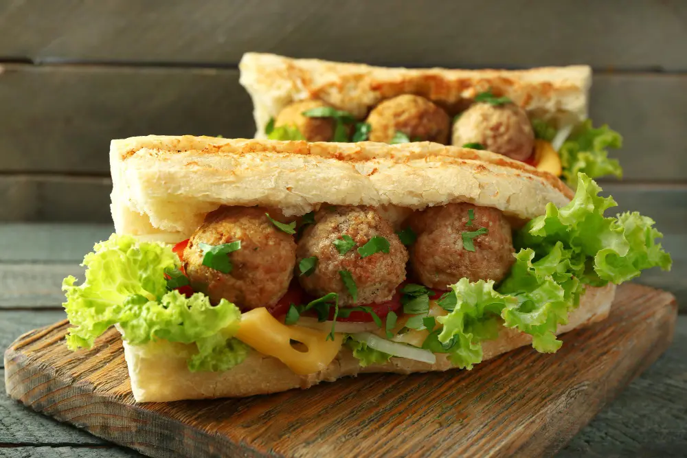 Receta de Sándwich de albóndigas